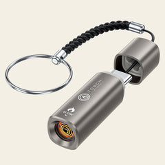 Coil aluminum lighter, studio shot